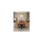 Dempo - table repas en suar massif l250 cm 12 - 14 pers.