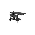 Desserte sp�ciale plancha � poser, sur chariot.