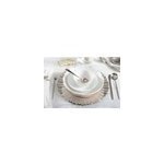 Dessous d'assiette filet argent brillant - lot de 6