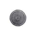 Dessous d'assiette rond noir