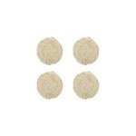 Dessous de verre rond en cordage - lot de 4 Dessous de verre rond en cordage - lot de 4