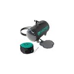 Douche nemo helio pressure shower noire et bleue