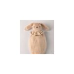 Doudou attache tétine lapin écru Doudou attache tétine lapin écru