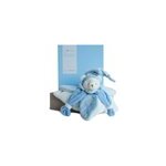 Doudou collector ours bleu