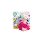 Doudou flamant rose - les minizoo