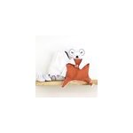 Doudou lange koala brique