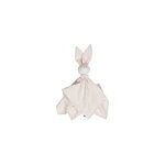 Doudou lapin en gaze de coton beige 50