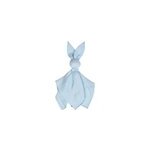 Doudou lapin gaze de coton jeanne bleu