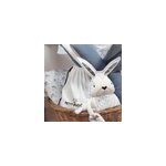 Doudou noir et blanc lapin Doudou noir et blanc lapin