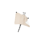 Doudou plaid panth�re amande