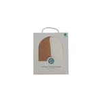 Drap - housse 60x120 cm - lot de 2 - coton �cru noix de p�can