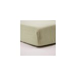 Drap housse 60x120 cm vert mousse - drap housse b�b� en gaze de coton