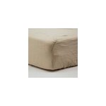 Drap housse 70x140 cm taupe - drap housse b�b� en gaze de coton