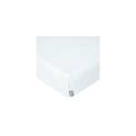 Drap housse en gaze de coton blanc