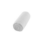 Drap housse en gaze de coton gris