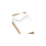 Drap housse gaze de coton uni blanc