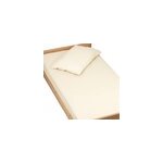 Drap housse gaze de coton uni �cru