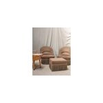 Duo de fauteuils et son ottoman n521