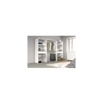 Elysee grand dressing blanc avec 2 penderies, 6 �tag�res et 2 tiroirs