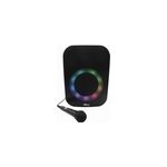 Enceinte bluetooth iparty avec micro et effets lumineux multicolores