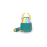 Enceinte bluetooth et micro karaoke ks - 80 bleu - mob