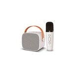 Enceinte karaok bluetooth mxks - 100 blanche - maxlife