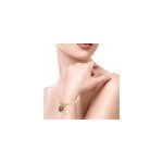 Ensemble de bracelet et de collier assortis avec pendentif de marguerite.