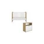 Ensemble duo lit 60x120 et commode