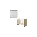 Ensemble duo lit 60x120 et commode