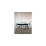 Ensemble de table et chaises en formica bleu n�9