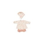 Ensemble de vtements et bonnet pour poupe