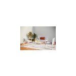Esna salon de jardin bas rsine tresse 4 places