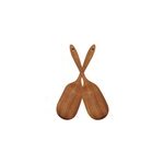 Fabrice - spatule en teck naturel - set de 2