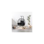 Faro fauteuil suspendu 2 places noir Faro fauteuil suspendu 2 places noir