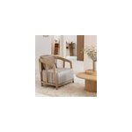 Fauteuil en bois de manguier térence Fauteuil en bois de manguier térence
