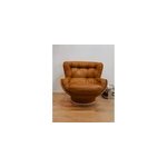 Fauteuil en cuir pivotant n�860
