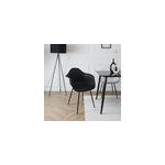 Fauteuil gustav noir