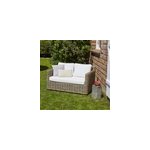 Canap� de jardin rond en kubu naturel