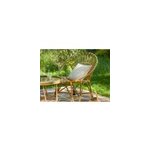 Fauteuil de jardin rond en rotin tress�e - jardiline