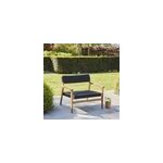 Fauteuil de jardin en teck et cordage