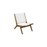 Fauteuil lounge de jardin en bois massif malibu