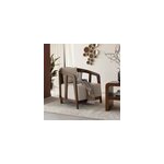 Fauteuil en manguier et en velours