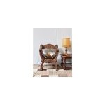 Fauteuil m�di�val en bois sculpt� n�901