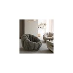 Fauteuil nuage vert gris