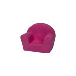 Fauteuil piqu pour enfant rose