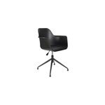 Fauteuil pivotant chicago noir Fauteuil pivotant chicago noir