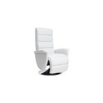 Fauteuil relax manuel blanc nelson