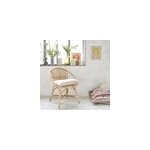 Fauteuil en rotin vintage