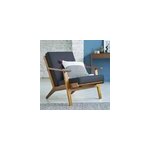 Fauteuil scandinave en bois de teck