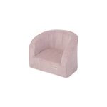 Fauteuil en velours côtelé rose Fauteuil en velours côtelé rose